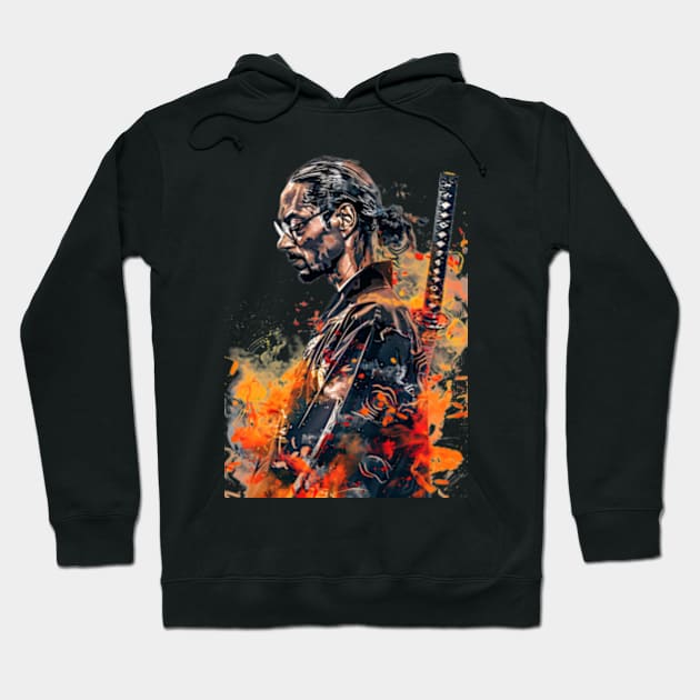 Samurai Dogg Hoodie by Lazyshophouse